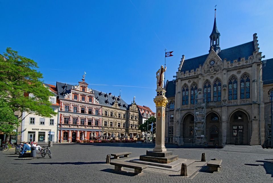 Stadtansicht von Erfurt